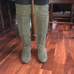 Steve Madden Punctual Suede Over the Knee Boots